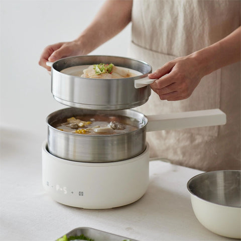 Olayks 2.5L Electric Multifunction Detachable Cooker with Steamer