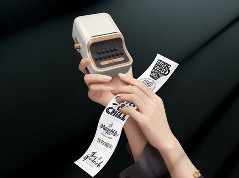 Portable Thermal Label Printer Machine For Ios And Android