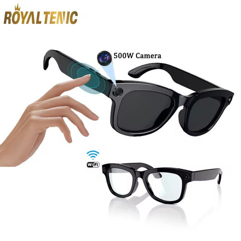 New AI Voice Smart Glasses HD 1080P Camera Polarized Sunglasses Video Conference Recorder