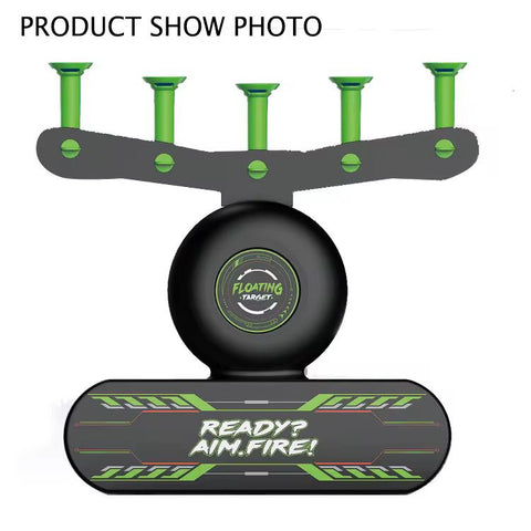 Glow in The Dark Luminous Electric Floating Target Practice Hover Ball Shooting Game for Kids with Foam Bullets