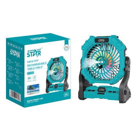 WINNING STAR Portable USB Charging Electric Fans Outdoor Camping Fan 9 Hours