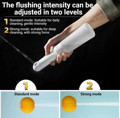 Portable Bidet for Travel & Home Use - 350ML High Pressure Handheld Bidet with Rechargeable Electric Pump