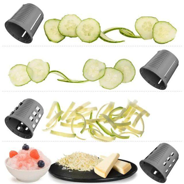 KEOUKE Electric Handheld Cordless Food Slicer/Grater/Shredder/Ice Shaver