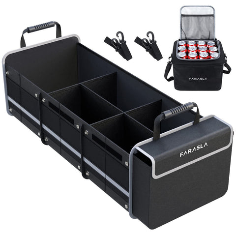 Water & Leakproof Large Collapsible Trunk Organizer