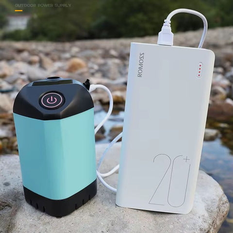 Portable Camping Shower - Rechargeable Outdoor Camp Shower with Pressurizer & 4500mAh Battery Pump IPX7 Waterproof for Camp