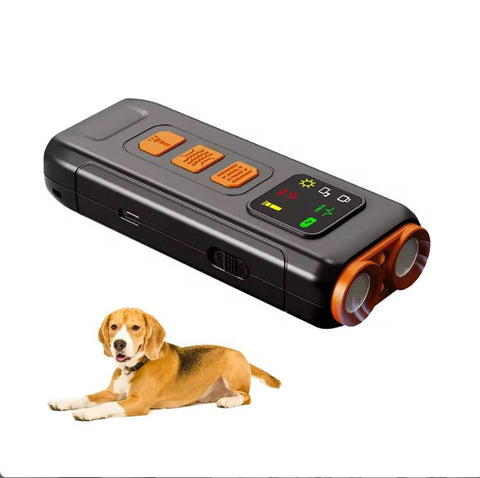 Dual-Head Ultrasonic Dog Repeller High-Power Long-Distance Bark Stopper
