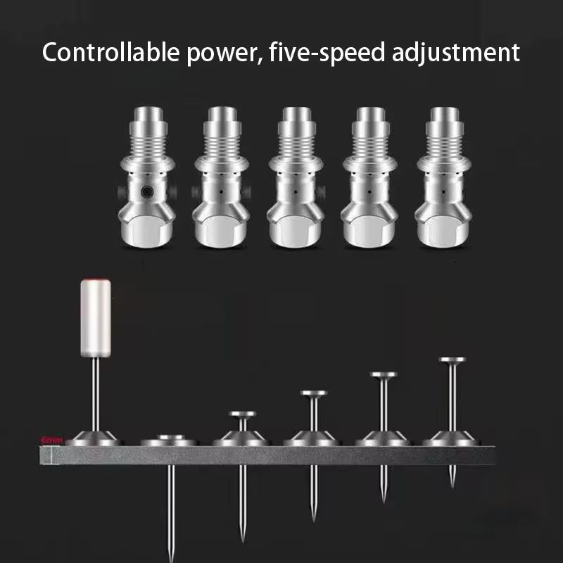Powerful Concrete Nail Gun Mini Retainer 5 Adjustable Gears Manual Concrete Nail Gun