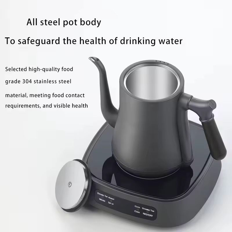 Olmecs Household Tea Hot Water Gooseneck Glass Electric Kettle