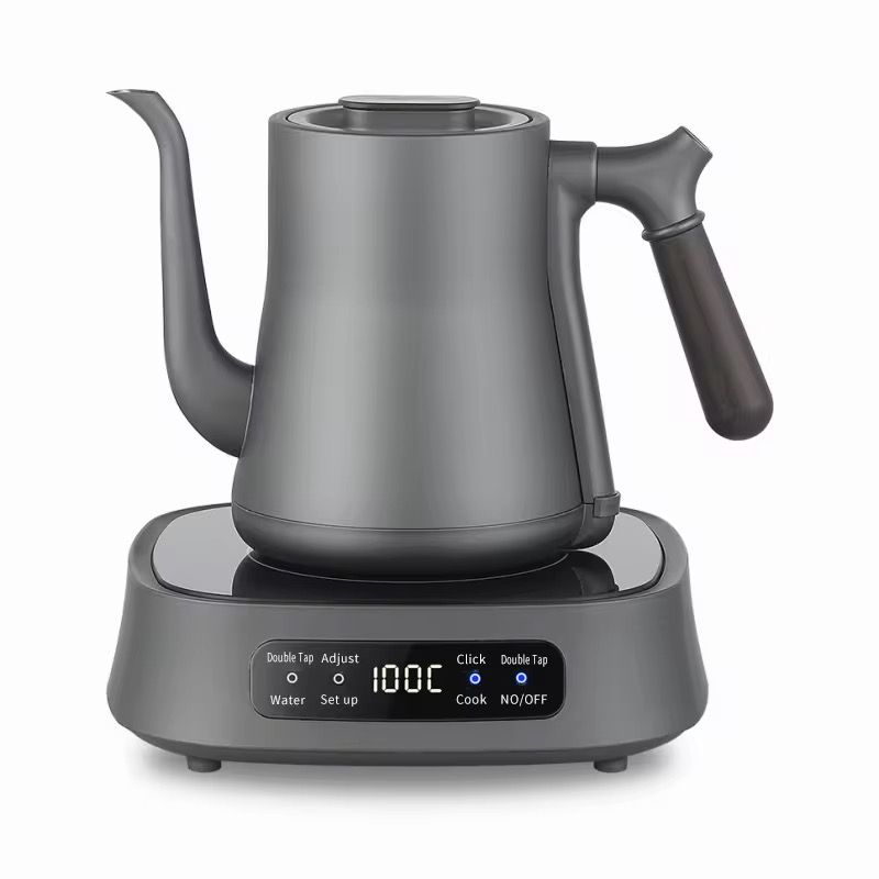 Olmecs Household Tea Hot Water Gooseneck Glass Electric Kettle