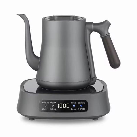 Olmecs Household Tea Hot Water Gooseneck Glass Electric Kettle
