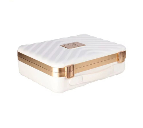 Travel Makeup Train Cases with Lighted Mirror 3 Color Setting