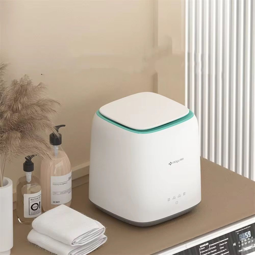 MOYU Full-automatic Desktop Mini 7L Capacity Washing Machine for Baby Clothing Underwears Socks with Heating
