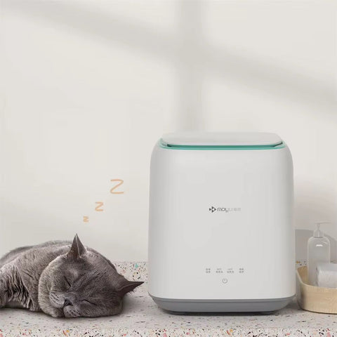 MOYU Full-automatic Desktop Mini 7L Capacity Washing Machine for Baby Clothing Underwears Socks with Heating