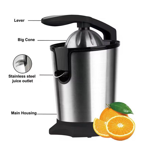 Electric Orange Juicer Squeezer, Stainless Steel Citrus Juicer Machine