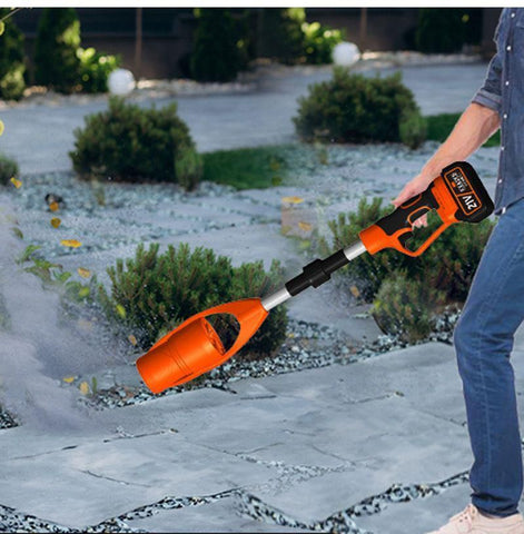 F EASY.D 21V Cordless Leaf Blower with Battery and Charger, Foldable 550W Brushless Motor