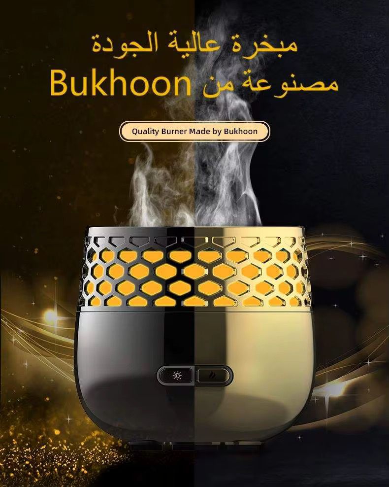 Modern Design USB Rechargeable Incense Burner Electronic Bakhoor Arabic Portable Censer –