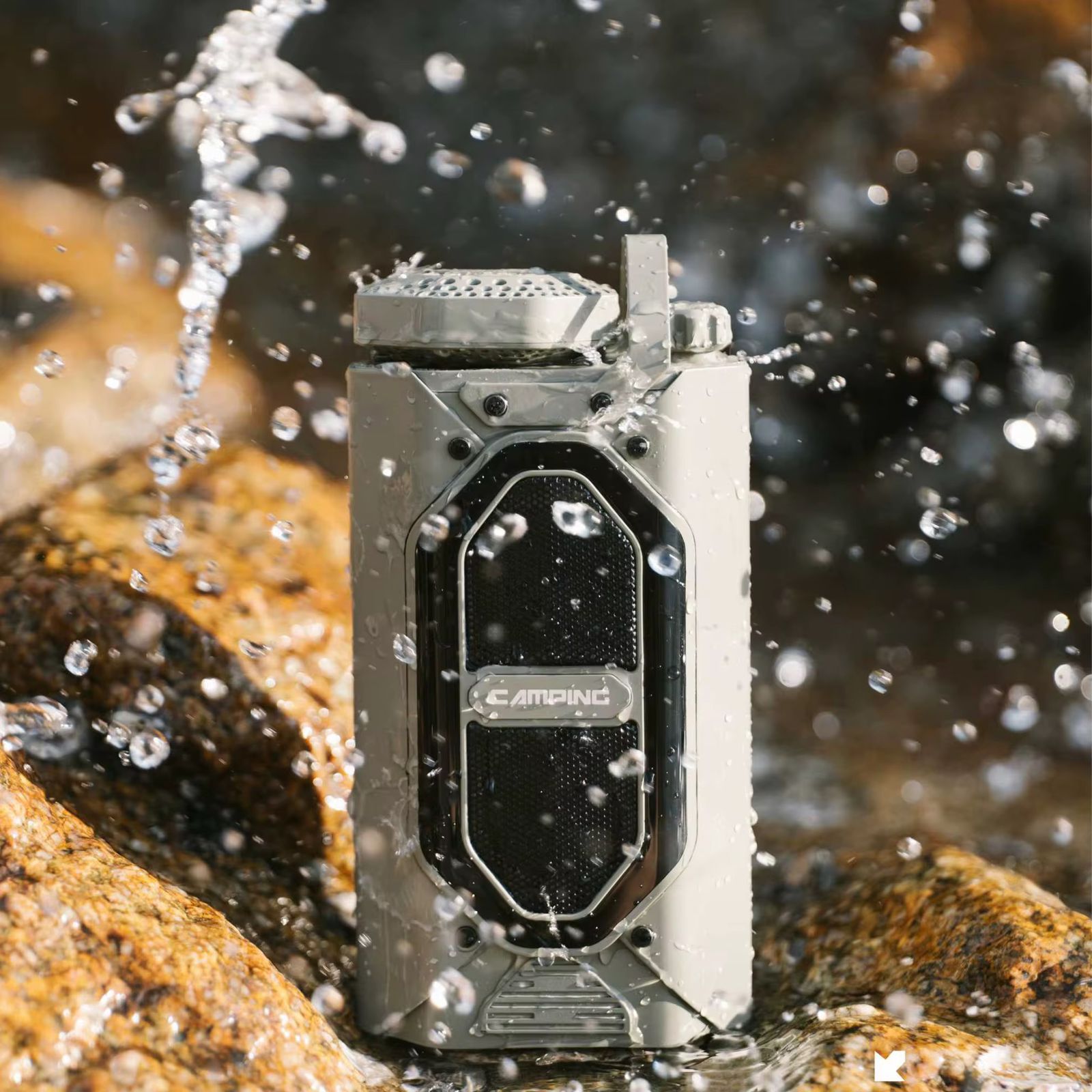 New Wireless Bluetooth Speaker Outdoor Waterproof Portable Subwoofer Colorful RGB Atmosphere Light Gaming Speaker