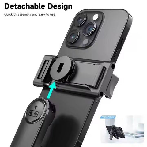 AI Face Tracker Selfie Stick Quadripod | 360° Auto-Tracking Tripod |Smart Face Recognition | 165 CM (6 Feet) 4-in-1