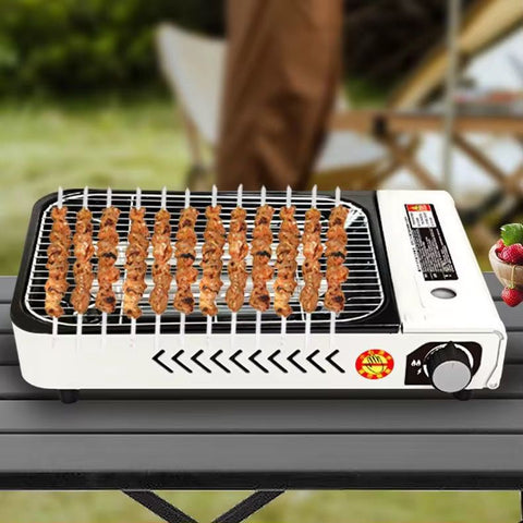 Portable Gas Deep Fryer with Non-Stick Pan