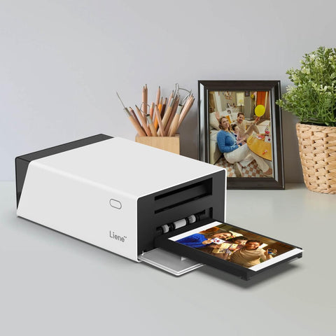 Liene PixCut S1 All-in-One Photo Printer, Sticker Printer and Cutting Machine Sticker Cutter | W/Ink Cartridge | 72 Sheets