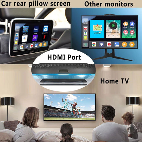 AI-powered CarPlay running Android 13 with wireless Android Auto support, HDMI port, 8GB RAM and 128GB storage | T6-Pro |