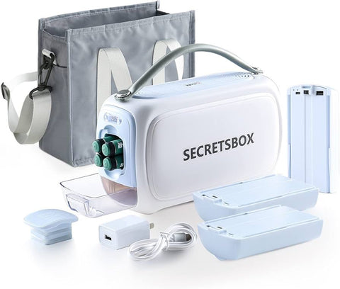 Secretsbox Medicine Cooler Box for Travel Mini Fridge with 20000mAh Battery