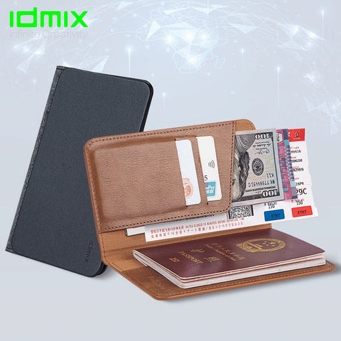Idmix Air Passport (Air 02) | Smart Location Passport & Card Bag with Apple Find My Support