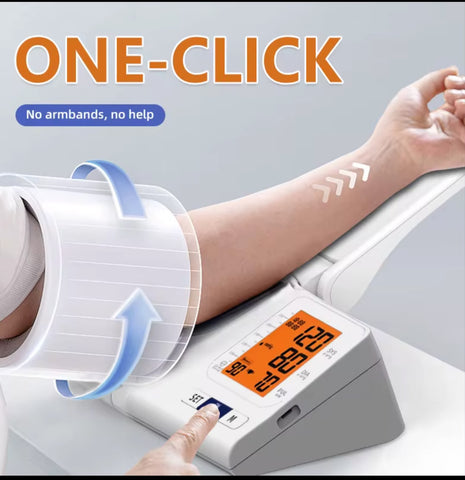Digital Upper Arm Electronic Sphygmomanometer BP Machine Electric Blood Pressure Monitor