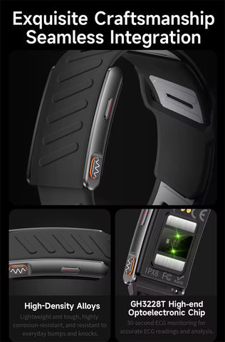 Black Smart Fitness Tracker Band – Comes with 1 Extra Interchangeable Strap | Advanced Health, Activity & Sleep Monitoring