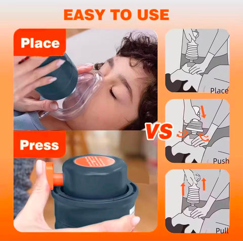 Anti-Choking Rescue Device for Adults Kids Elderly – Heimlich Suction Airway Clearance Tool