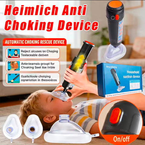Anti-Choking Rescue Device for Adults Kids Elderly – Heimlich Suction Airway Clearance Tool