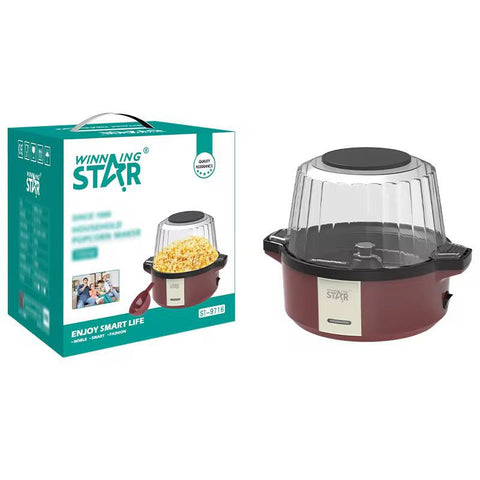 Winning Star Retro Hot Air Popcorn Maker Machine