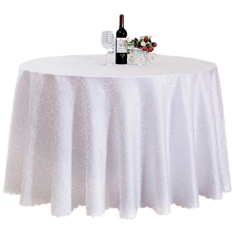 Willow Polyester Wedding Round Table Cloth