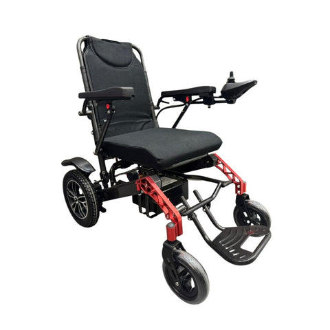 Foldable Electric Wheelchair – Lightweight Power Wheelchair with Lithium Battery for Adults & Seniors