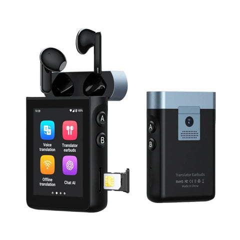 4G Standalone Translator Earbuds with ChatGPT