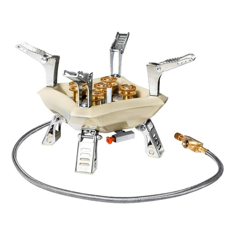 Foldable Camping Gas Stove – Lightweight Outdoor Camping Stove for Hiking, Backpacking & Emergency Cooking
