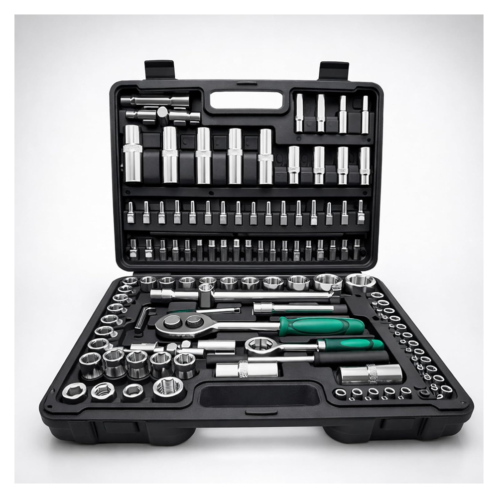 Precision 108 Pcs Ratcheting Screwdriver & Socket Bit Set – Repair Tool Kit with Magnetic Driver