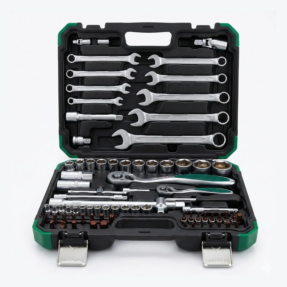 Precision 82 Pcs Ratcheting Screwdriver & Socket Bit Set – Repair Tool Kit with Magnetic Driver