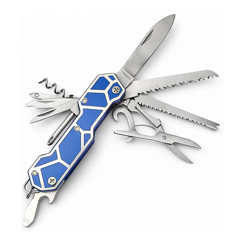 Stainless Steel Multi Tool Pliers – Heavy Duty Multitool with Knife, Saw, Screwdrivers & Wire Cutter - Survival Tool for Camping Tool-14
