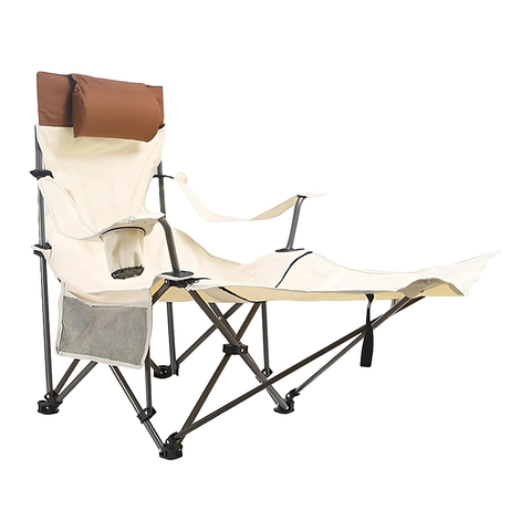 Folding Reclining Camping Chair with Footrest, outdoor foldable chairs