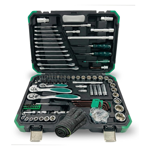 Precision 121 Pcs Ratcheting Screwdriver & Socket Bit Set – Repair Tool Kit with Magnetic Driver,