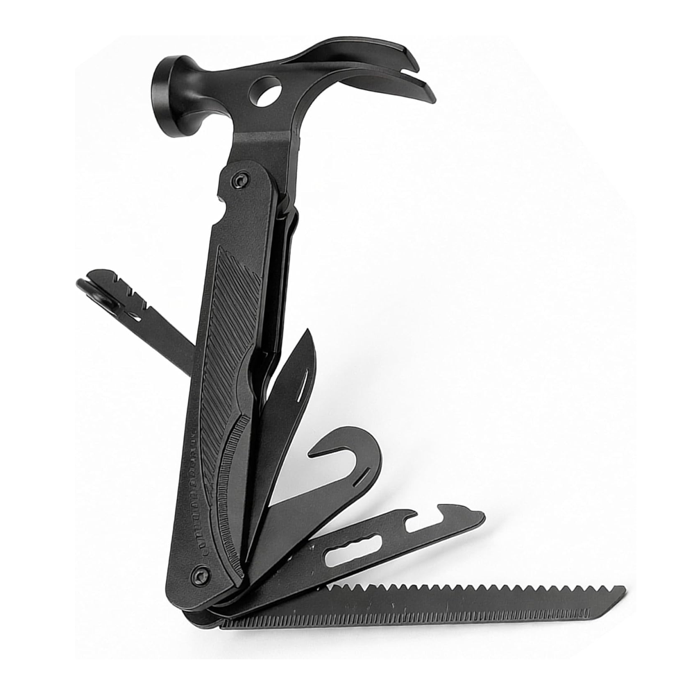 Stainless Steel Multi Tool Pliers – Heavy Duty Multitool with Knife, Saw, Screwdrivers & Wire Cutter - Survival Tool for Camping Tool-6
