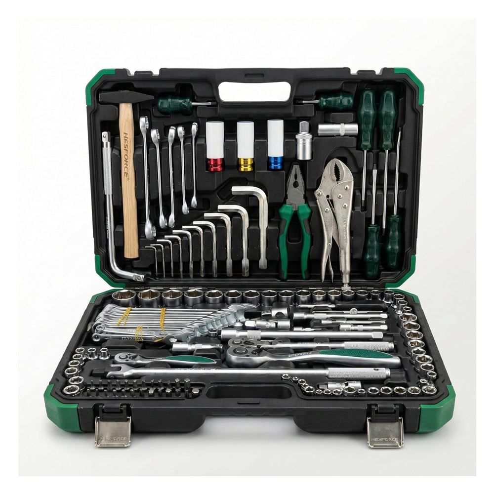 Precision 142 Pcs Ratcheting Screwdriver & Socket Bit Set – Repair Tool Kit with Magnetic Driver