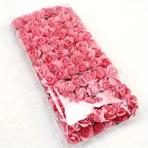 Willow 0.5" Mini Paper Flowers for Crafts Paper Roses for Scrapbooking  Card Decoration 144pcs
