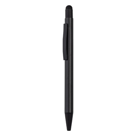 12Pc Pack Gift Set of RCS Recycled Aluminium Pen and Keychain - Black