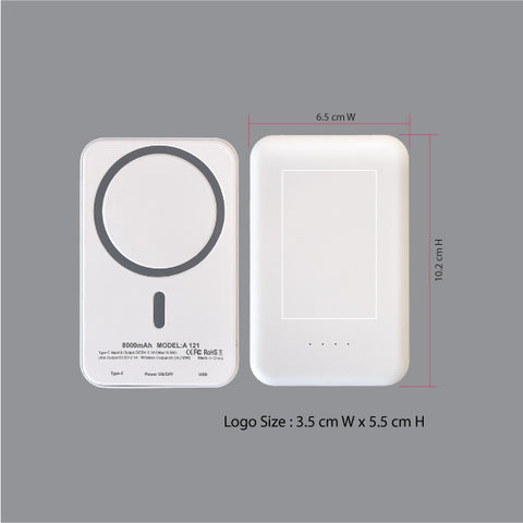 AK121 Magnetic Wireless Power Bank