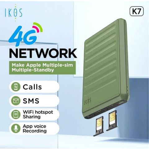 Ikos k7 sim adapter for iphone & tablet