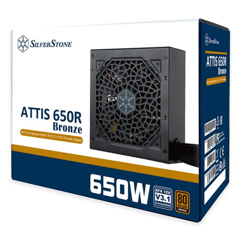 ATTIS 650R Bronze 80 PLUS Bronze 650W ATX 3.1 ATX Power Supply