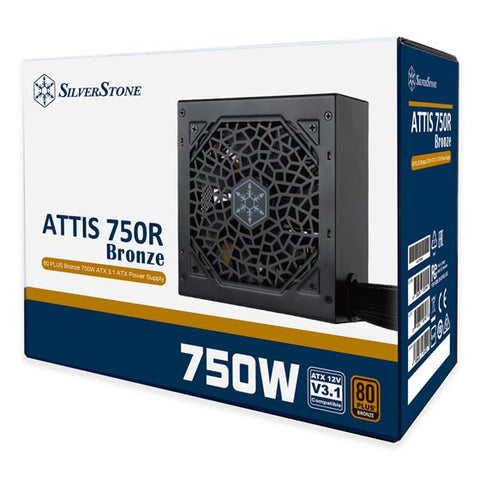 ATTIS 750R Bronze 80 PLUS Bronze 750W ATX 3.1 ATX Power Supply