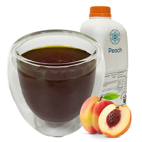 Concentrated Peach Fruit Syrup for bubble tea